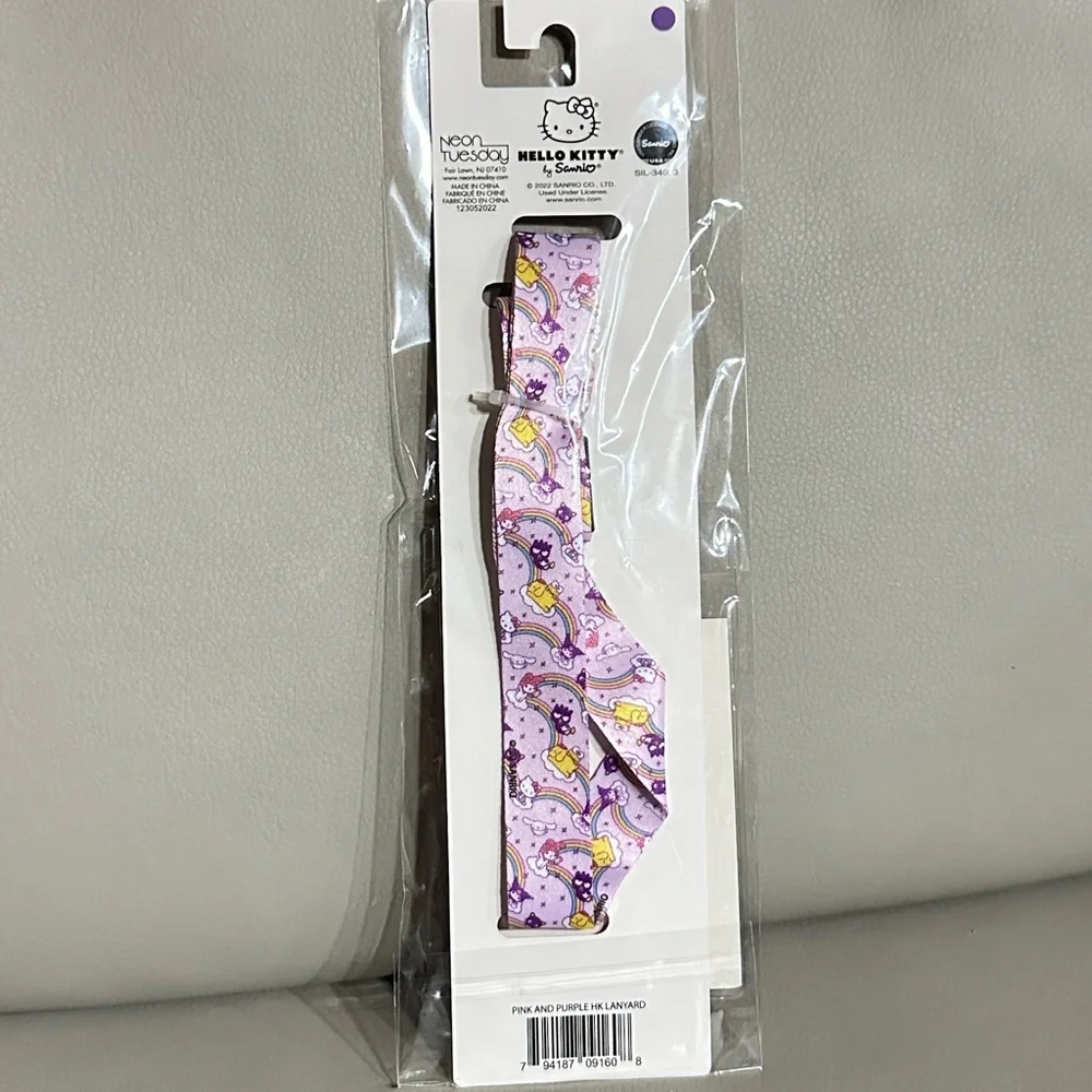 Sanrio Hello Kitty Pink Lanyard Keychain